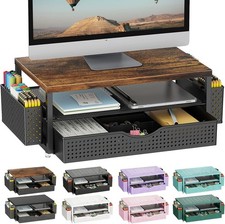 gianotter Desk Organizers and Accessories, Monitor Stand with Drawer and 2 Pen H picture