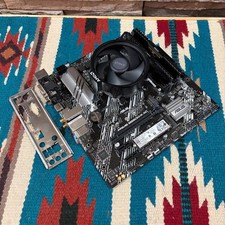 ASUS PRIME B550M-A AC Wifi mATX Motherboard Combo Ryzen 5 5600 32GB 256SSD W11P picture