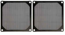 2x 120mm Black Aluminum Computer Case Fan Mesh Grill / Guard / Filter picture