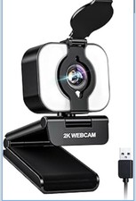 Atatat 2K QHD USB Webcam 2560x1440 30fps Autofocus Mic Privacy Clip-On picture