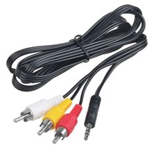 3.5mm to 3 RCA AV A/V Audio Video TV Cable Cord Lead For Sony Digital Camcorder picture