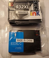 Starink Brand 932XL Black & 933XL Cyan HP Compatible High Yield Ink Cartridges picture