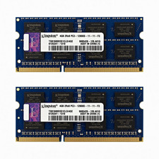 Kingston 8GB (2x4GB) DDR3 SO-DIMM PC3-12800S 204-Pin Non-ECC TSB1600D3S1ELD/4GE picture