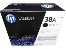 HP Q1338A (38A) Black Toner Cartridge LaserJet 4200 Genuine OEM Original picture