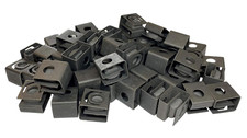 Rackgold® Black 10-32 Slide-On Cage Nuts 50 Pack - USA Made picture