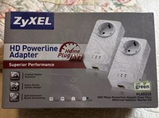 2   ZyXEL PLA5215 Powerline Adapter Ethernet Networking Extenders picture