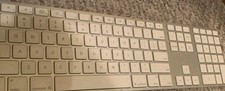 Apple White Aluminum USB Wired Keyboard A1243 picture