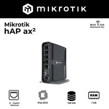 Mikrotik hAP Ax2 C52iG-5HaxD2HaxD-TC International Ver WiFi6 Home Access Point picture
