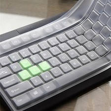 Universal Transparent Silicone Keyboard Cover Protector Skin for PC Desktop US picture
