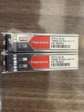 Lot of two (2) Fiberstore SFP1G-SX-85 1000 BASE SFP 850nm 550m modules picture