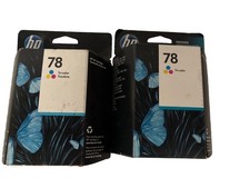 HP 78 Tri-Color Ink Cartridge C6578DN Genuine New Lot Of 2🔥Expired picture