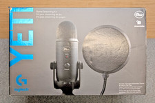 Logitech Blue Yeti Game Streaming Kit USB Microphone New Open Box Complete picture