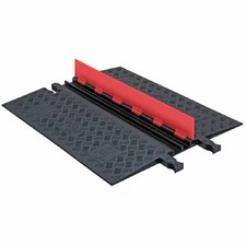 Cable Protector, 1-1/4 in H, 39-3/4 in L, 28-1/2 in W, 2 Channel, Polyurethane, picture