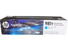 HP L0R13A (981Y) Cyan PageWide Extra High Yield Ink Cartridge Genuine OEM picture