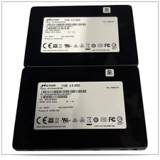 Lot of 2 MICRON MTFDDAK256TBN-1AR1ZABYY 1100 256GB SATA 6Gb/s Solid State Drive picture