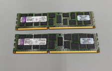 Lot Of 2 Kingston DDR3 16GB Each ( 2 x 16GB = 32GB ) PC3 1333MHz RAM B/Green/Big picture