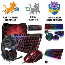 Hornet RX-250 Gaming Essentials: RGB Keyboard, Mouse, Headset & Pad Bundle picture
