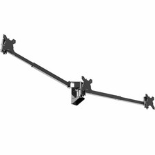 VIVO Premium Telescoping Triple Monitor Wall Mount for 3 Screens up to 22 lbs picture