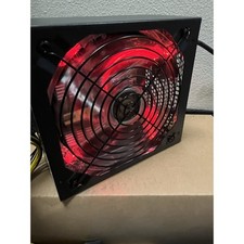 New 550W ATX Desktop PC Power Supply - Quiet Red LED Fan - Efficient Upgrade picture