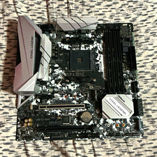 ASRock B450M Steel Legend MicroATX AM4 DDR4 4-Slot Gaming Motherboard picture
