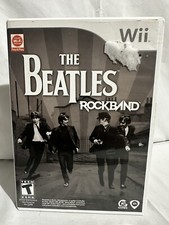 THE BEATLES Rock Band Nintendo Wii EA Games Complete with Manual (2009) picture