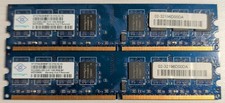 2X Nanya NT1GT64U8HB0BY-3C.0722.X2.CN 1GB (2Rx8) PC2-5300U-555-12-E1 *TESTED* picture