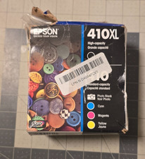 Epson Genuine 410XL/410 Ink Cartridge Set Black Photo Black Cyan Magenta Yellow picture