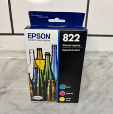 Epson 822 Genuine Standard-Capacity Cyan Magenta Yellow Pigment Inkjet Ink picture