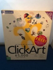 Broderbund Click Art 65,000 5 Cd Window 95 COMPLETE picture
