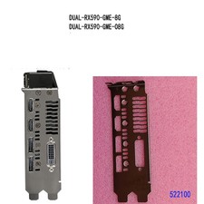 FOR ASUS DUAL-RX590-GME-8G DUAL-RX590-GME-O8G IO I/O SHIELD Back Plate picture