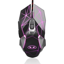 G10 Gaming Mouse Wired, 7 Colors Breathing LED Backlit Gaming Mouse, 6 Adjust... picture