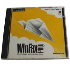 Symantec WinFax PRO 8.0 Software for Windows 95 98 NT CD-ROM Vintage Fax picture