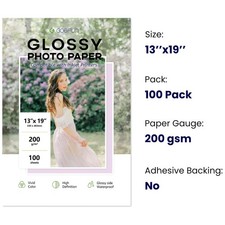 High-Quality 13x19 Glossy Photo Paper 100 Sheets picture