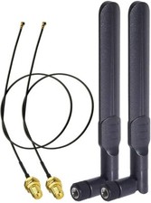 2x Dual Band WiFi Antenna & MHF4 Cable For M.2 NGFF Intel WiFi Adapter Laptop picture