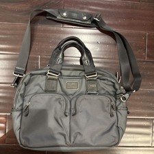 Tumi Black Nylon Shoulder/Messenger Laptop Briefcase, Padded, Adjustable Strap picture