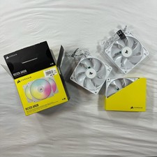 Corsair RS120 ARGB 120mm PWM Fans 3-Pack White CO-9050185-WW picture