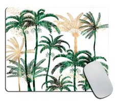Palm Tree Mouse Pad, Tropical Hawaii Plants Customized Premium-Textured Mouse... picture
