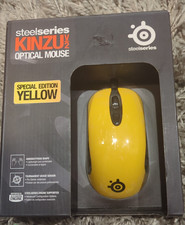 VINTAGE SteelSeries Kinzu V2 Special Edition PROTON YELLOW - Sealed New in Box picture