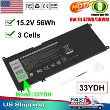 ✅33YDH Battery For Dell Latitude 3380 3480 3490 3590 3580 Inspiron 7586 2-in-1 picture