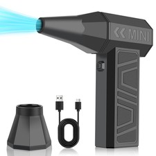 X3 Cordless Air Duster 130,000RPM High-Speed Mini Blower, 4-Gear Adjustable P... picture