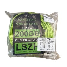 6Pack-VANDESAIL OM5 LC To SC 200 GB Duplex 50/125 μm. LSZH. picture