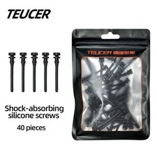 40PCS PC Fan Rubber Mounts Anti Vibration Silicone Screws Pins Black picture