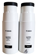 Canon 1070130338 varioPRINT 6000 MICR Black Toner Lot of 3 Bottles Without Box picture