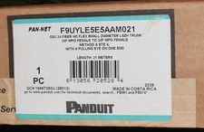 PANDUIT F9UYLE5E5AAM021 FIBER TRUNK OS2 24 HD FLEX SMALL LSZH 24F MPO FEMALE TO picture