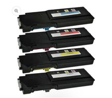 Set of 4 Compatible 2660 High Yield Toner Cartridges for Dell C2660dn C2665dnf picture