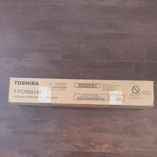 TOSHIBA T-FC556U-M Magenta Toner Cartridge Genuine OEM Original New picture
