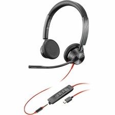 Poly Blackwire 3325 Stereo USB-C Headset +3.5mm Plug +USB-C/A Adapter (8x221aa) picture