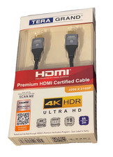 Tera Grand HDMI 4096x2160P Premium HDMI Certified Cable 4K HDR Ultra HD - 6 ft picture