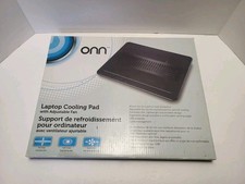 NIB Onn Laptop Cooling Pad Black ONNCF-6508 Slim Specs in pics  picture