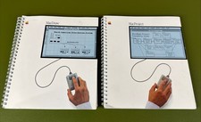Vintage 2 Manual lot, 1984 Apple Macintosh MacDraw + MacProject, M1508 M1509 picture